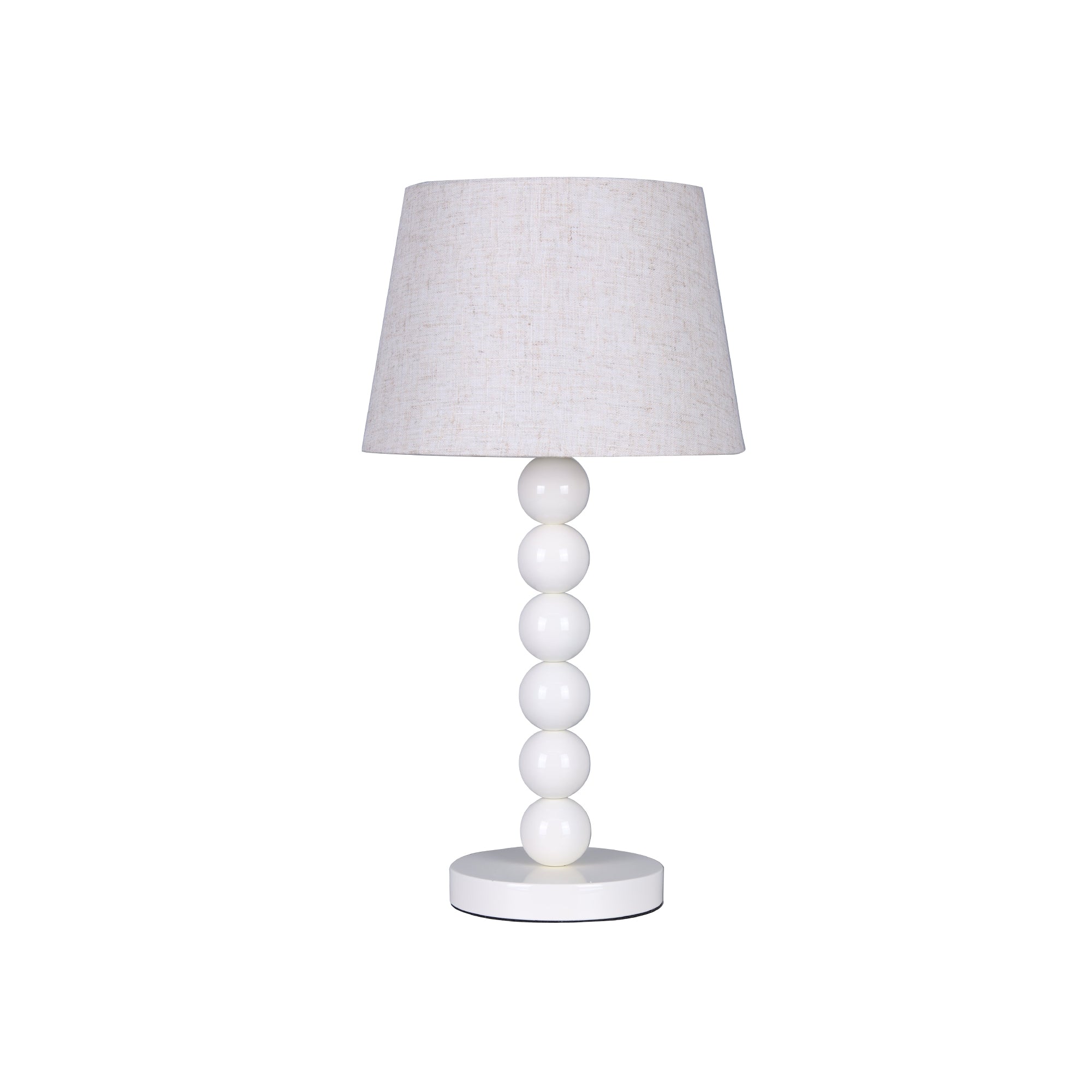 Pearl Orb Table Lamp - Whisper White
