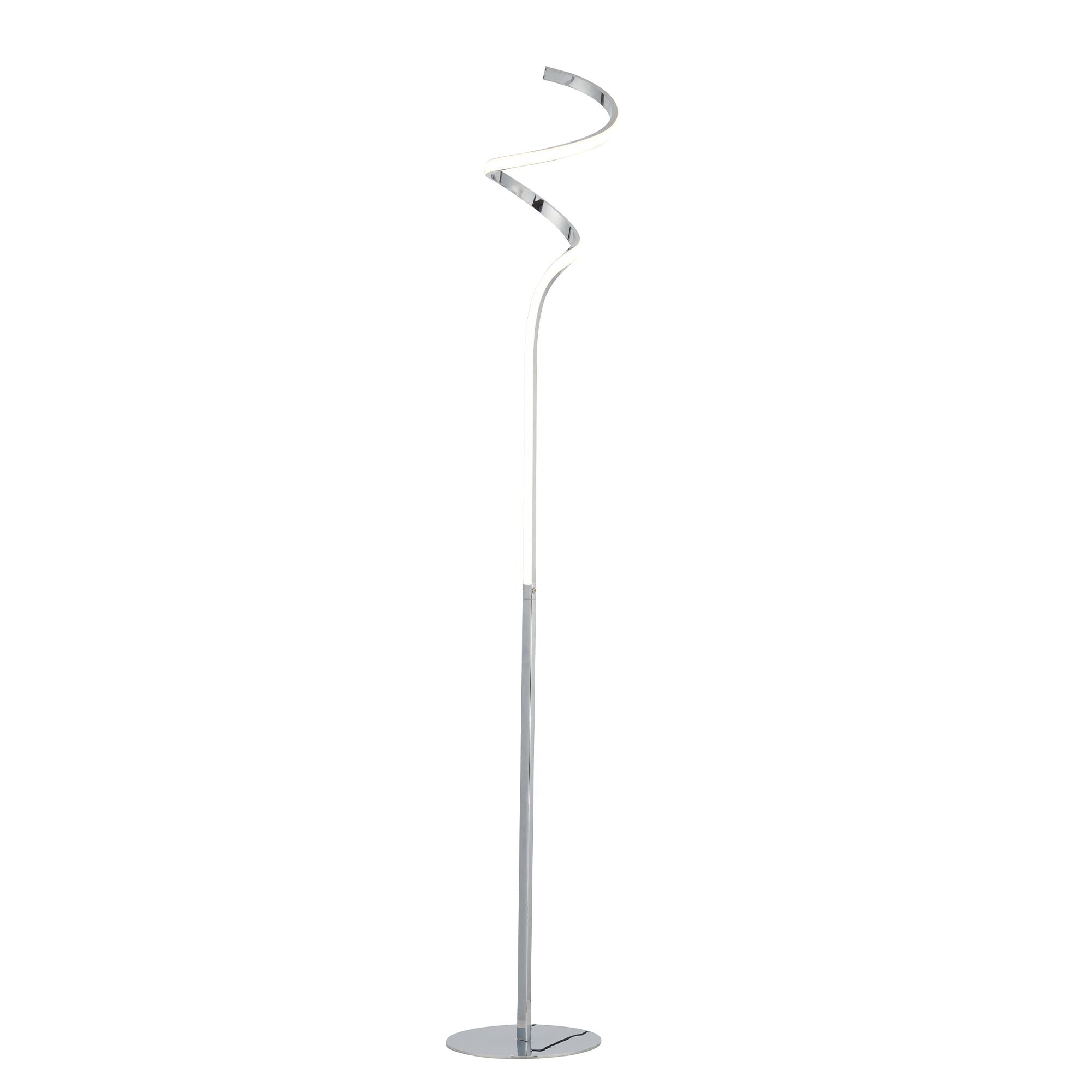 Chipper LED Floor Lamp - Chrome