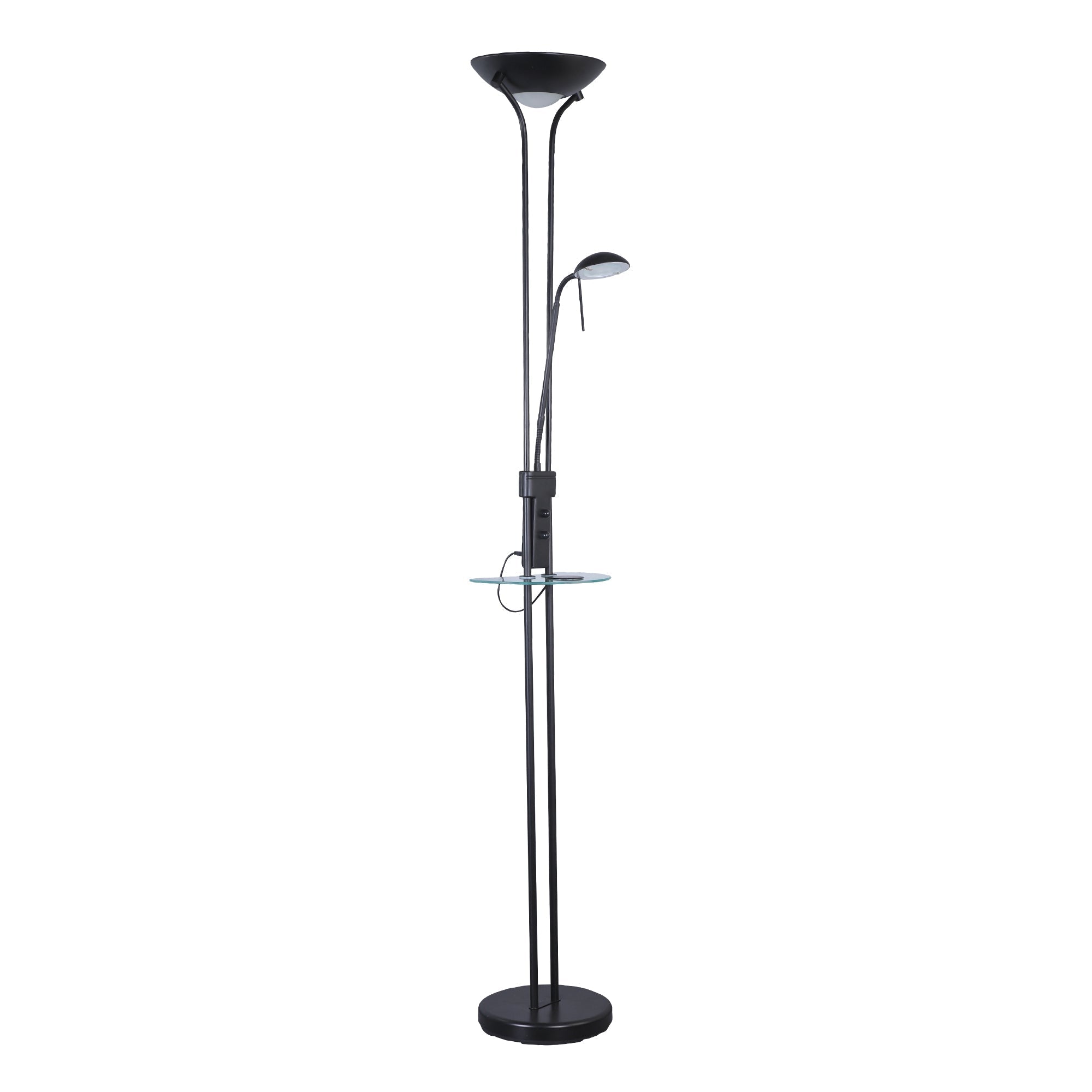 Seed USB LED Mother & Child Floor Lamp - Black