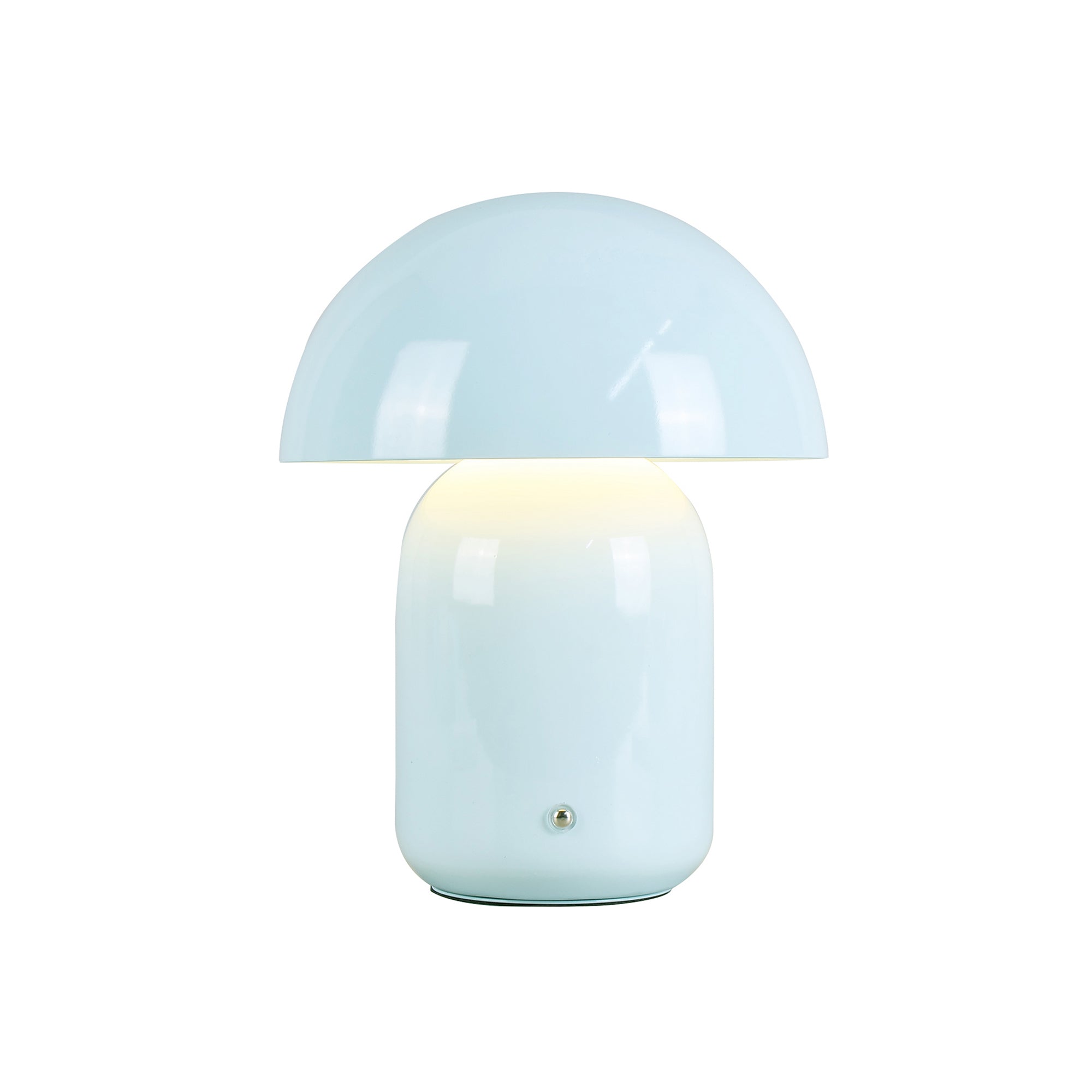 USB Rechargeable Mushroom LED CCT Dimmable Touch Table Lamp -  Pale Blue