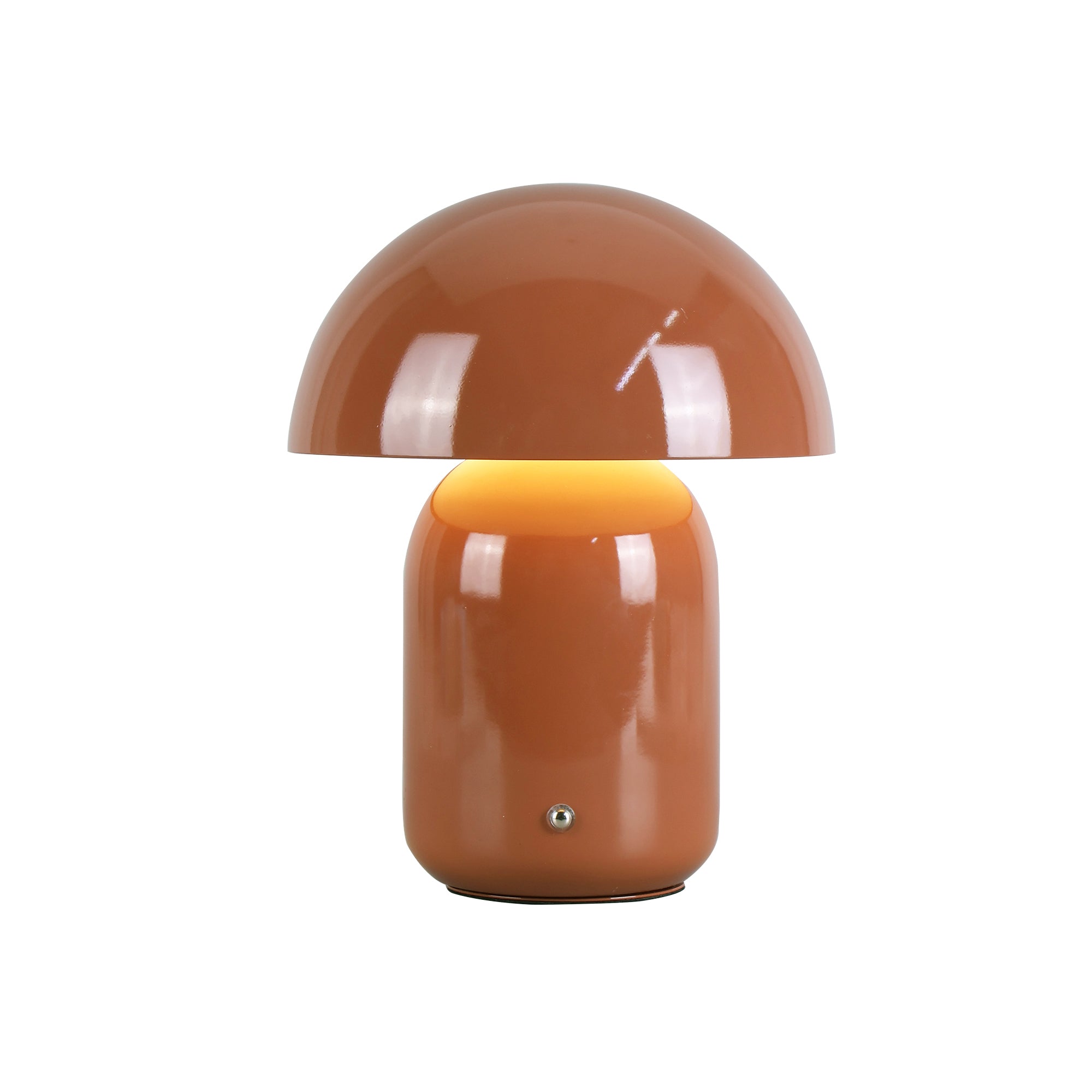 USB Rechargeable Mushroom LED CCT Dimmable Touch Table Lamp - Clay
