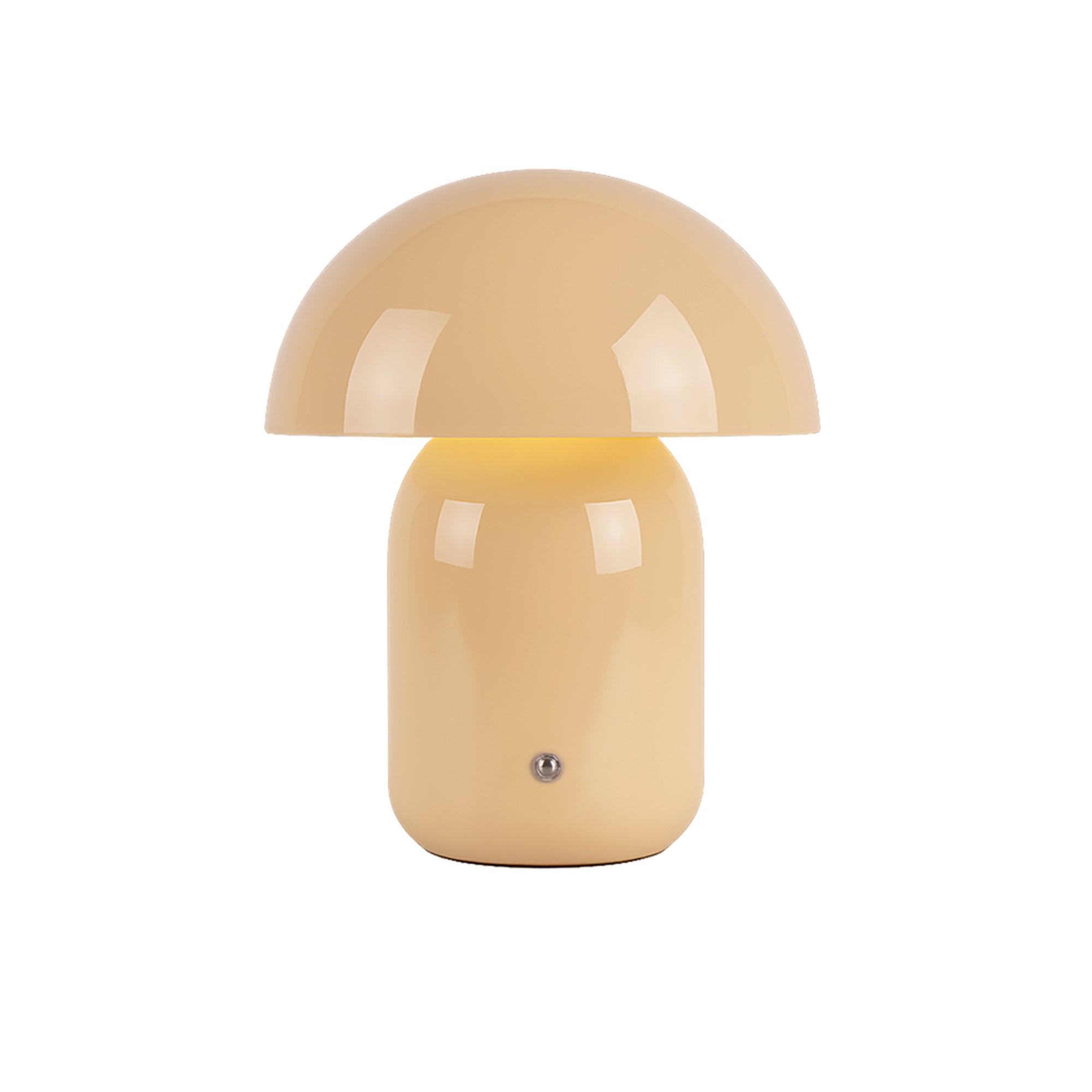 USB Rechargeable Mushroom LED CCT Dimmable Touch Table Lamp - Taupe