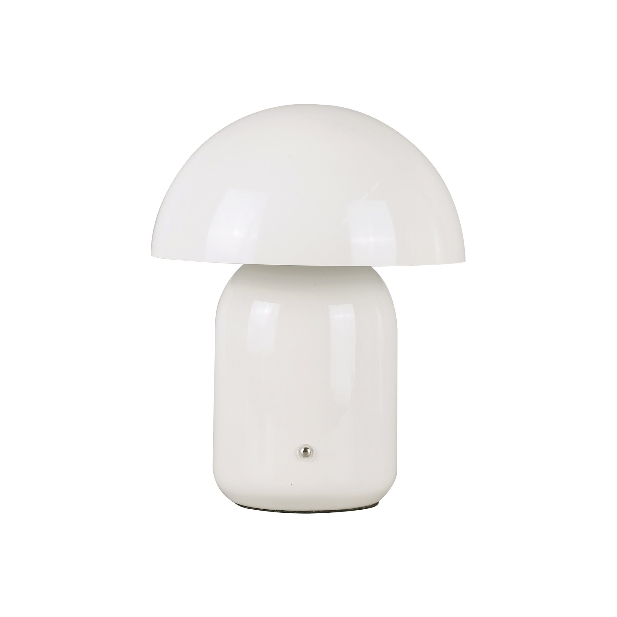USB Rechargeable Mushroom LED CCT Dimmable Touch Table Lamp - White
