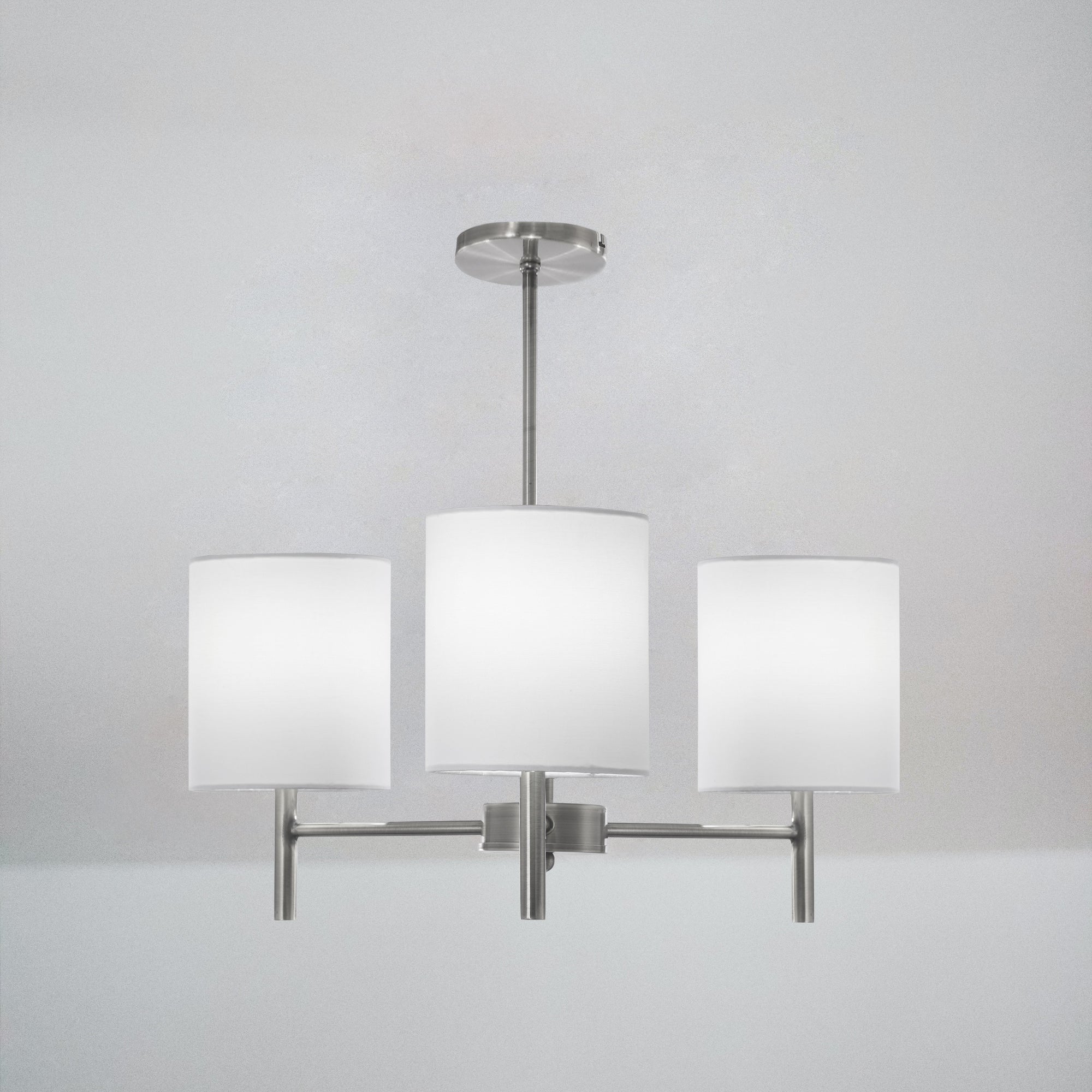 Blanche Ceiling Light - Satin Chrome