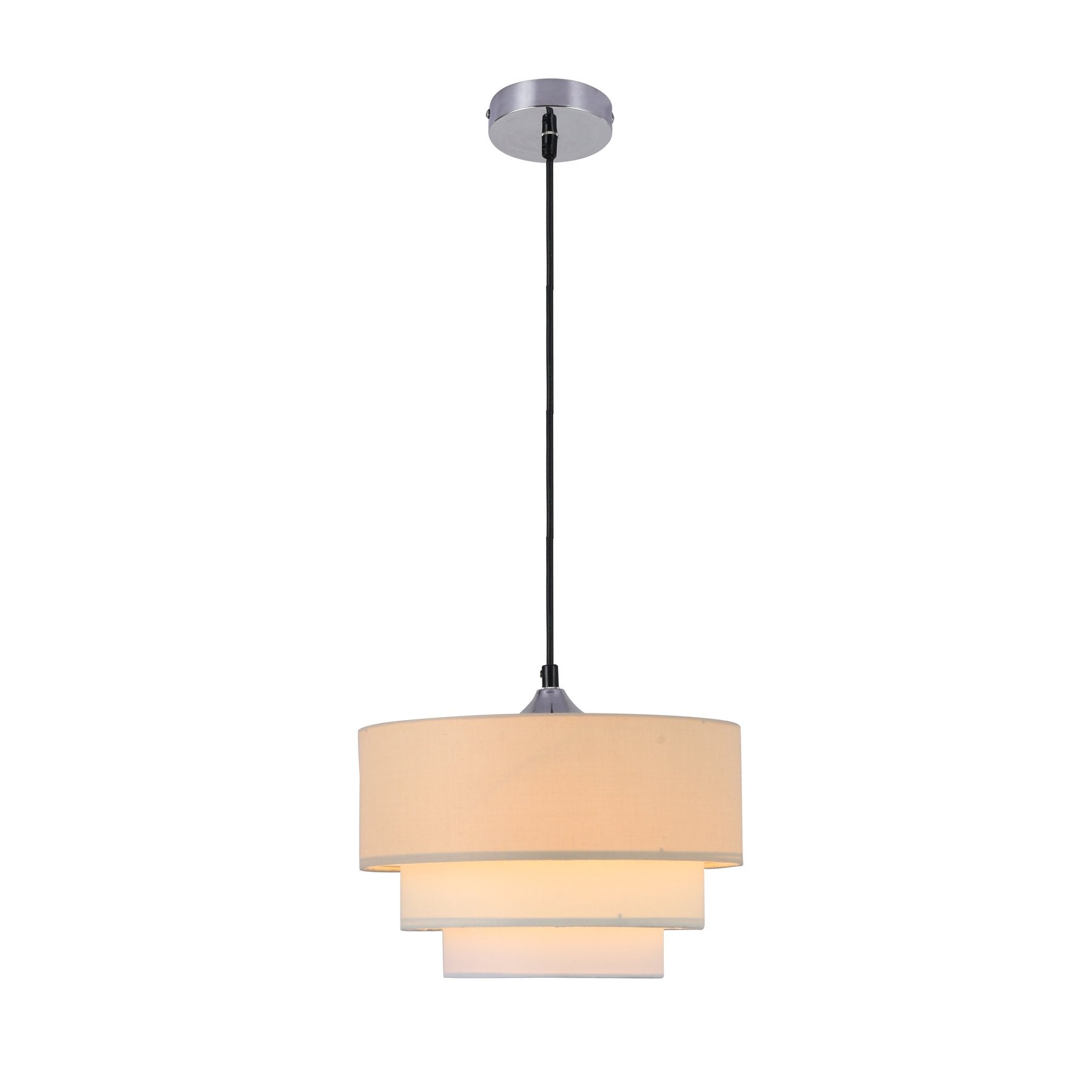 Isabelle 1LT Pendant White