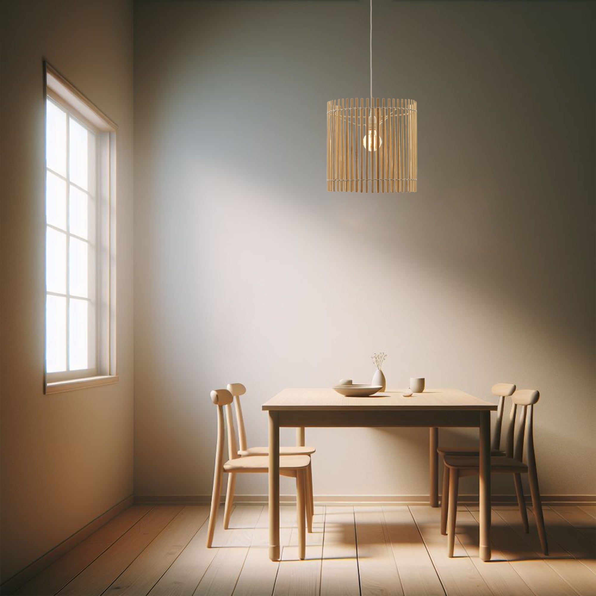 Bree Bamboo Pendant Light