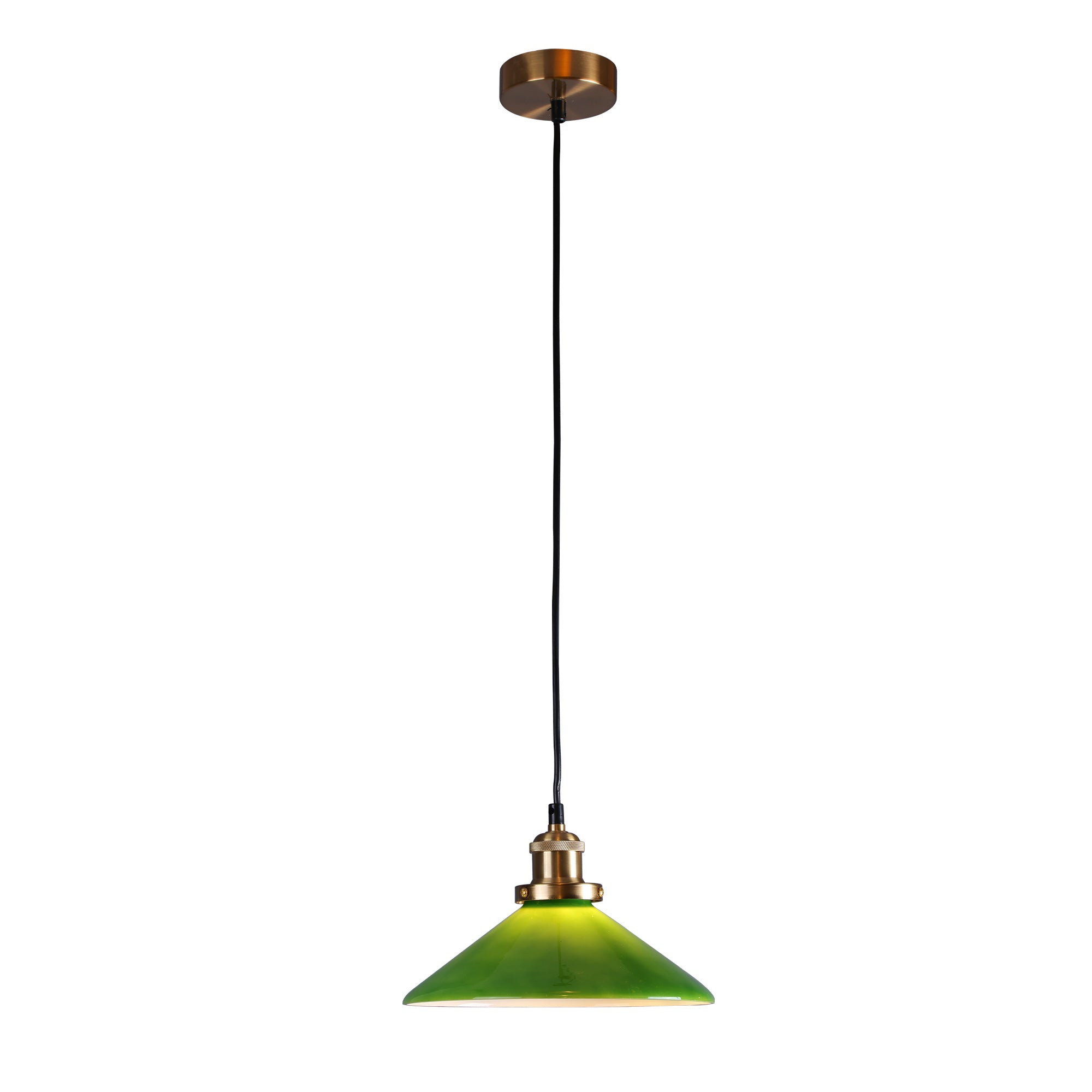 Gemma Glass Pendant Light - Green