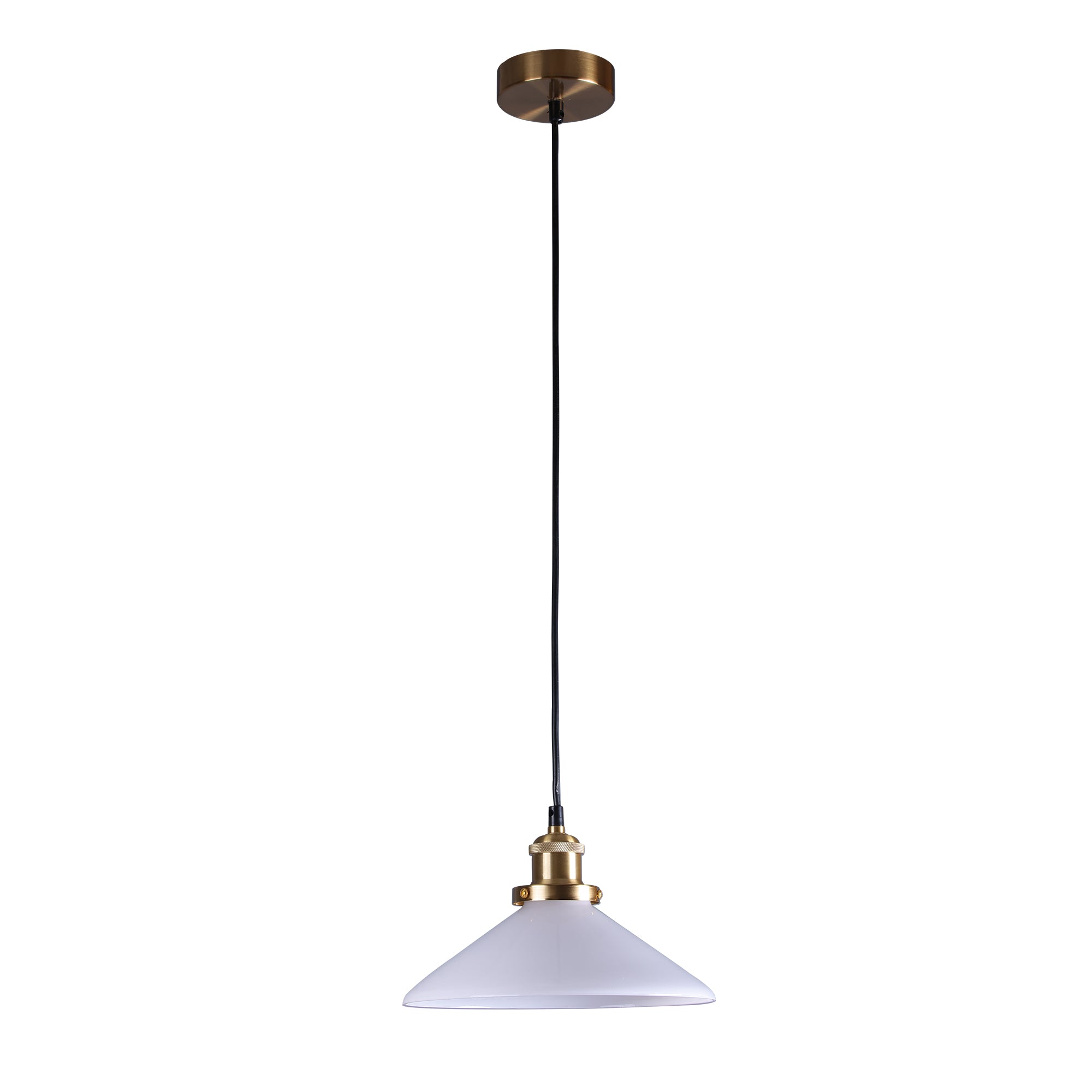 Gemma Glass Pendant Light - White