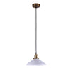 Gemma Glass Pendant Light - White