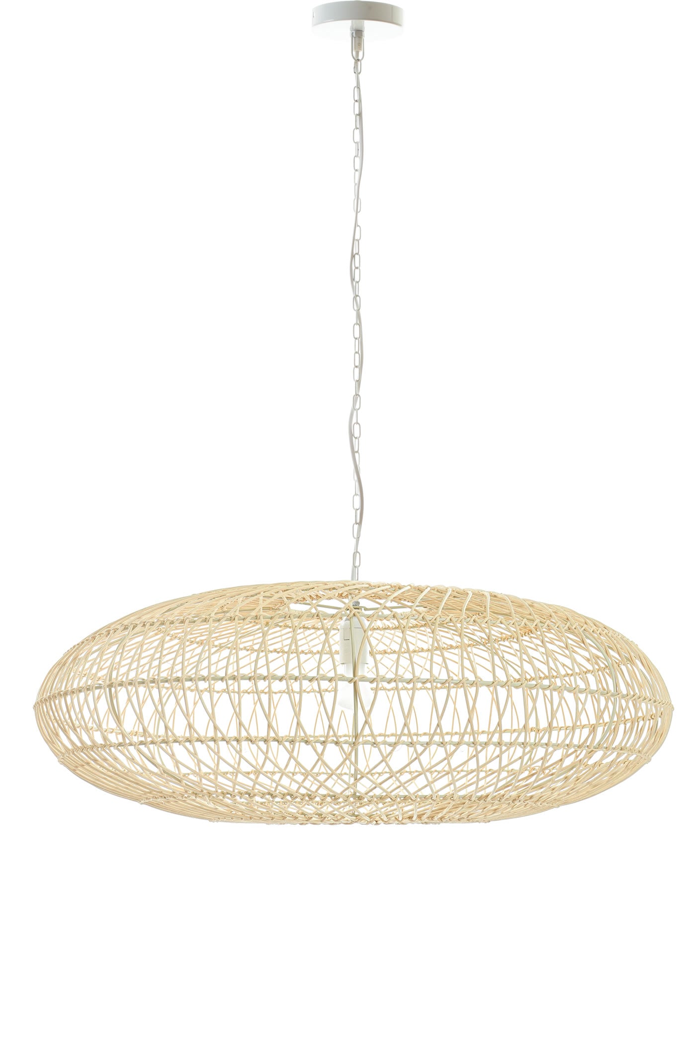 Laurel Rattan Pendant Light Large