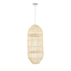 Zinnia Rattan Pendant Light - Large