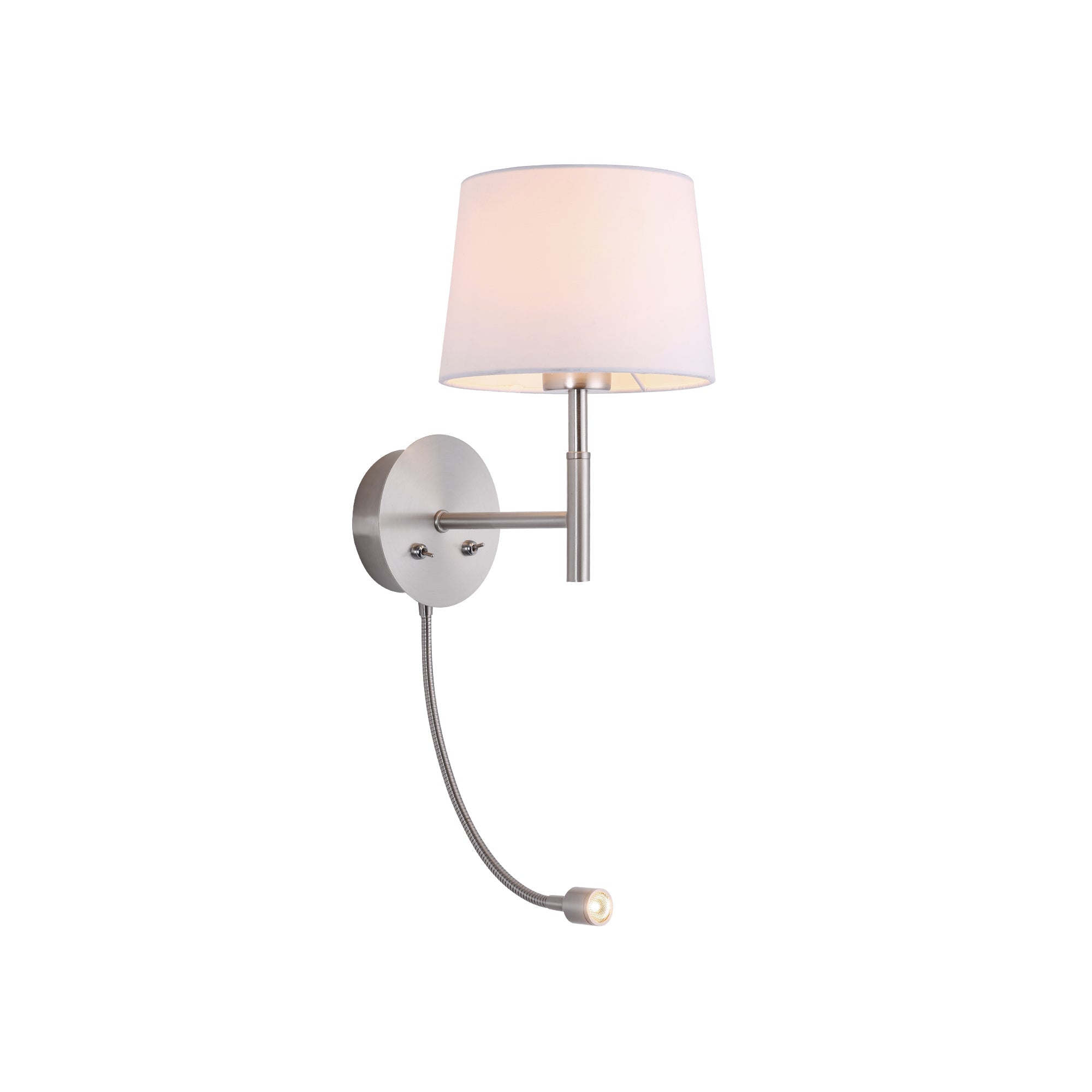 Riley Wall Light - Satin Chrome