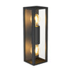 Zyra 2lt Up/Down Outdoor Wall Light - Black