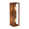 Zyra 2lt Up/Down Outdoor Wall Light - Rusty