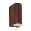 Olaris 2lt Up/Down Outdoor Wall Light - Rusty