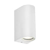 Olaris 2lt Up/Down Outdoor Wall Light - White
