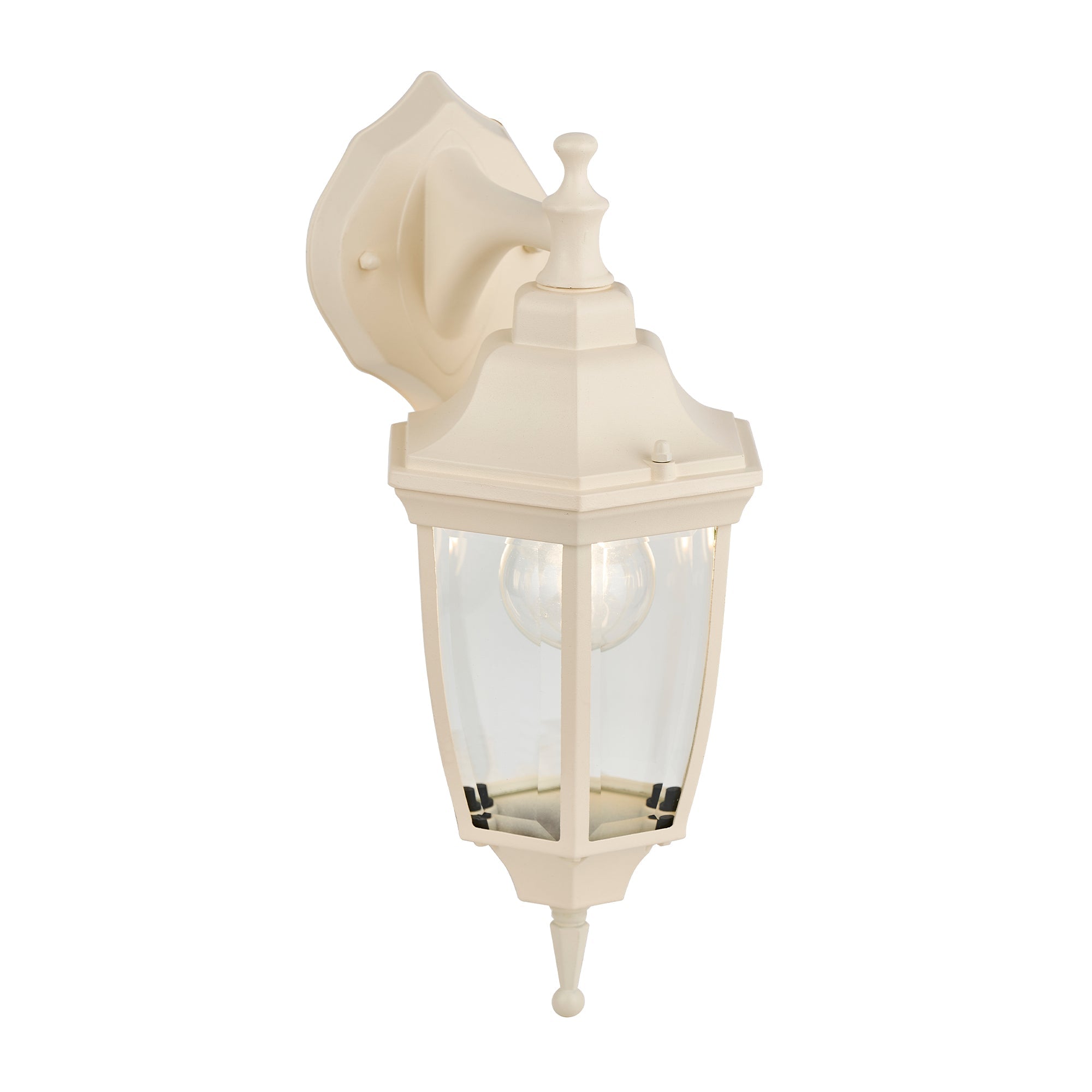 Lunor Down Outdoor Wall Light - Beige