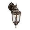Lunor Down Outdoor Wall Light - Bronze