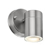 Zyven Fixed Single Outdoor Wall Light - Polished Silver