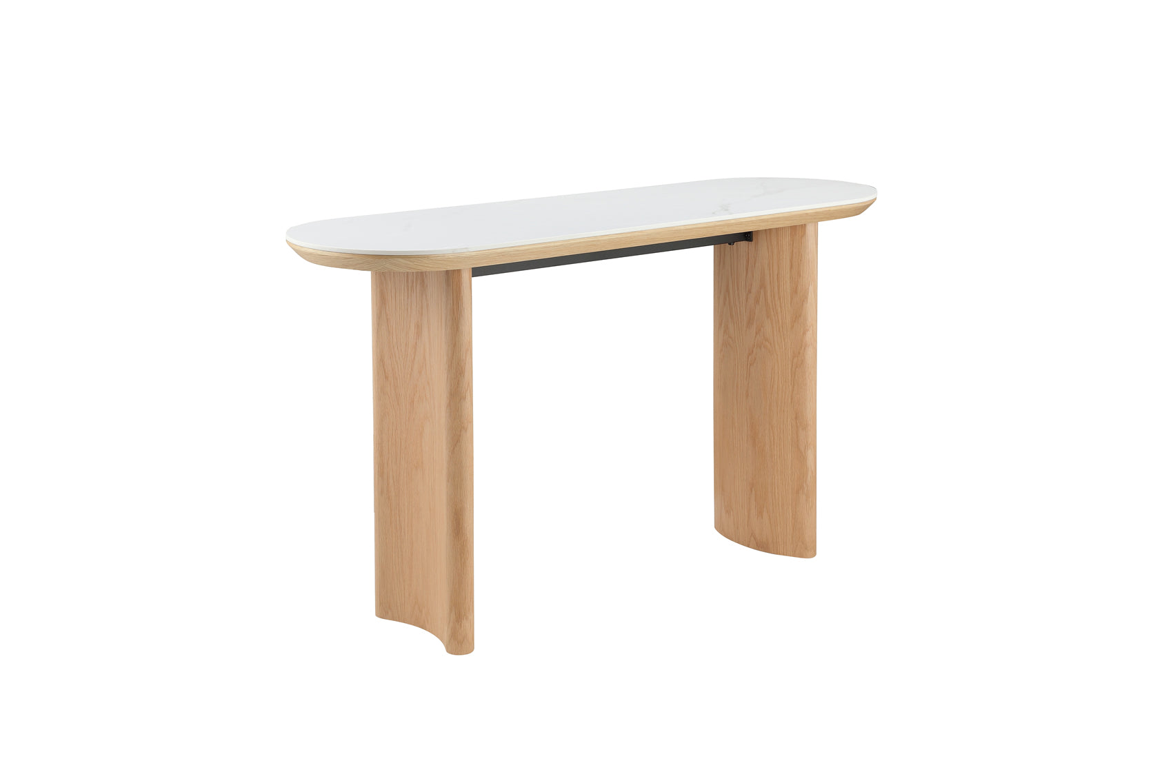 Lucerne Console Table Natural With Ceramic