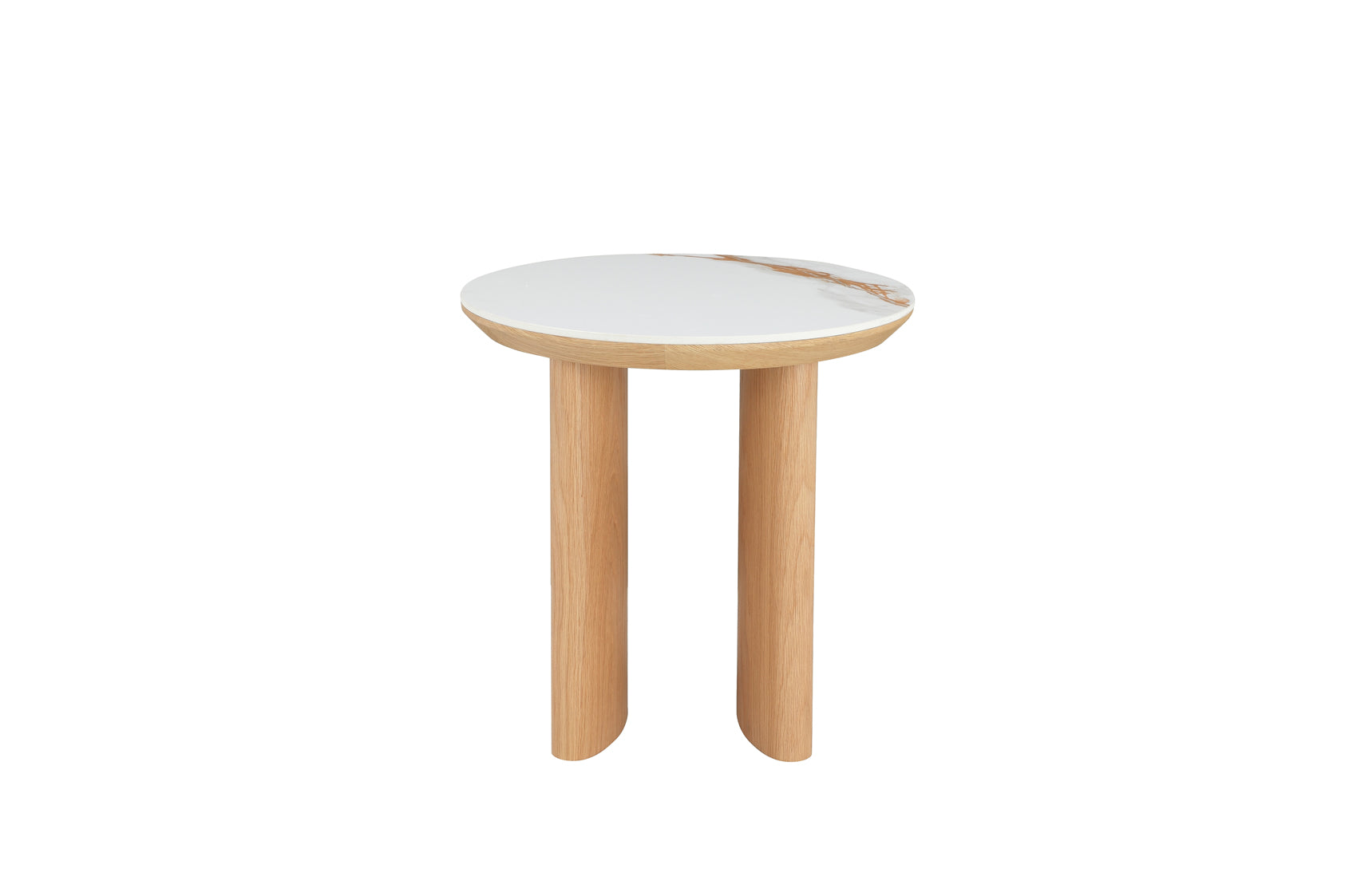 Lucerne Side Table Natural With Ceramic