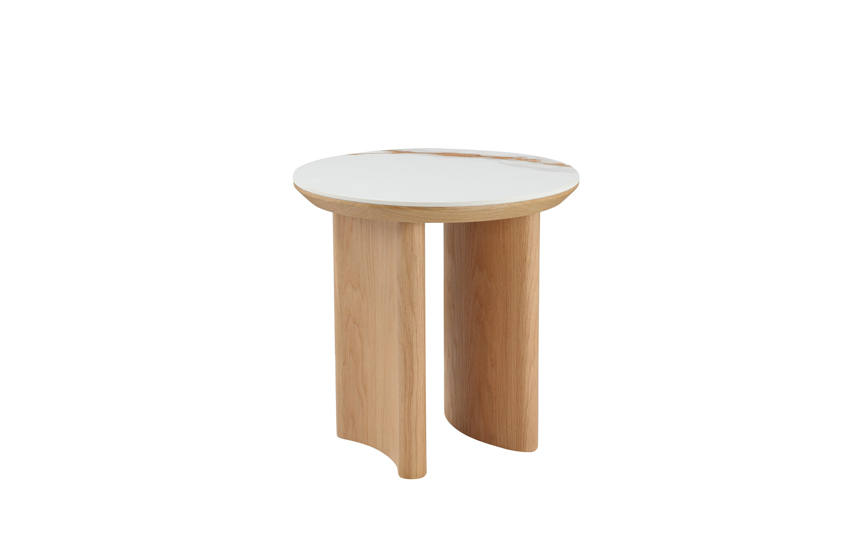 Lucerne Side Table Natural With Ceramic