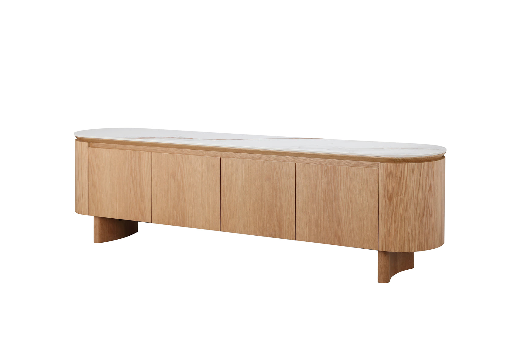 Lucerne TV Unit Natural With Ceramic