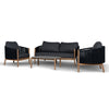 Varela 4pcs Outdoor Lounge Set - Anthracite