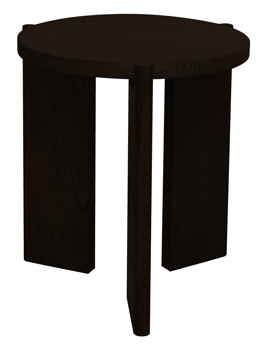 Apollo Round Side Table - Black