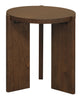 Apollo Round Side Table - Walnut