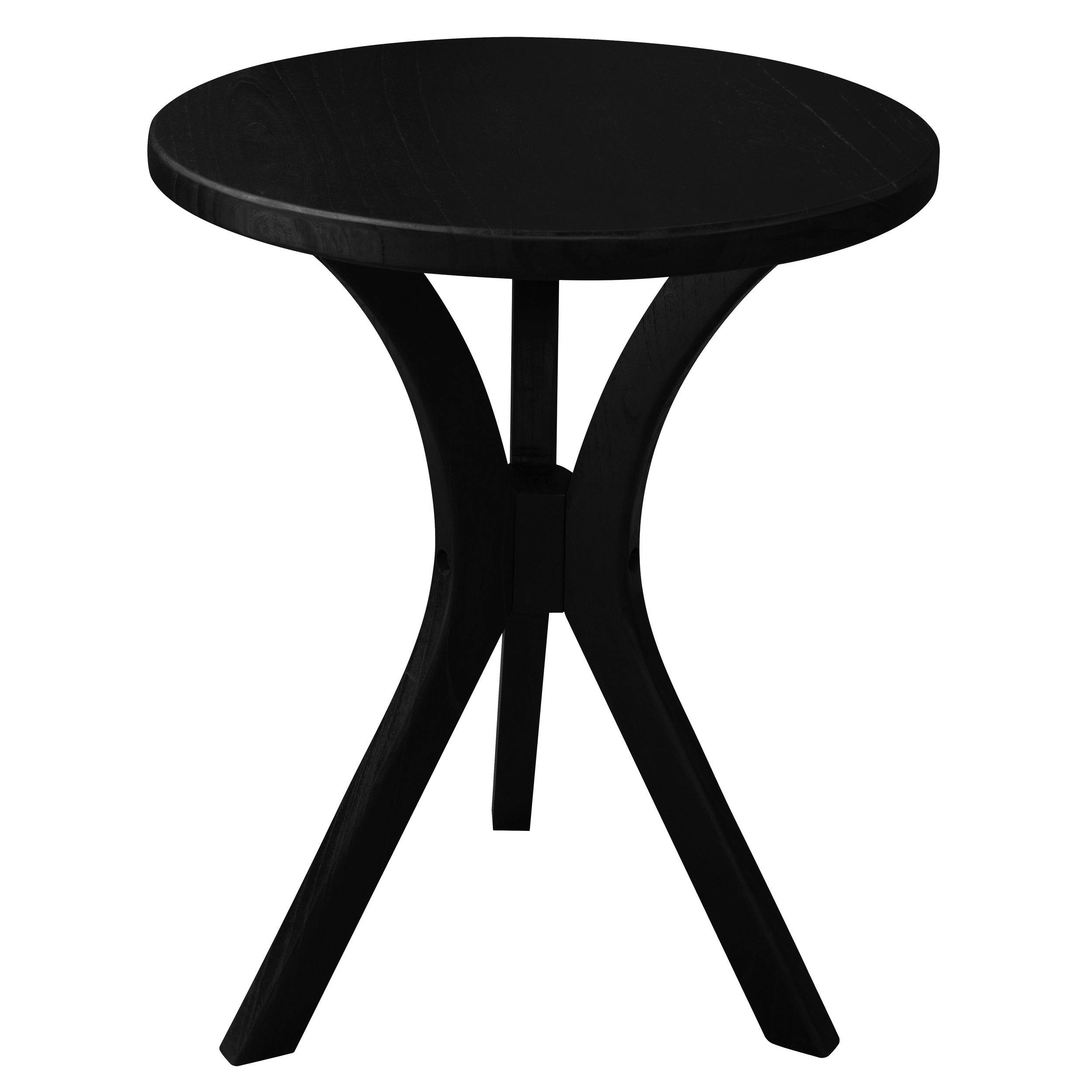Gatsby Round Side Table - Small - Black