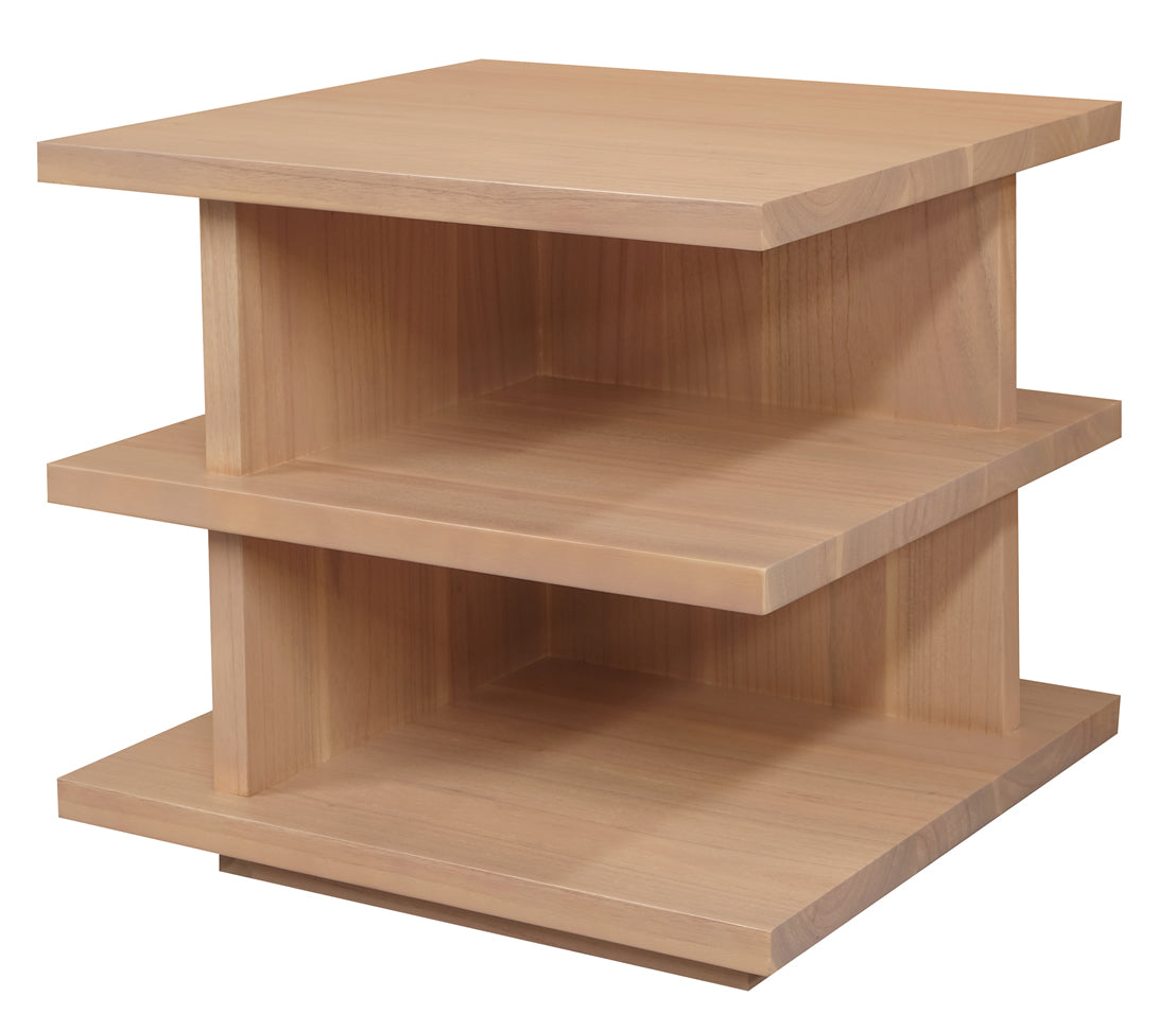 Hudson Oversized Square Side Table - Natural