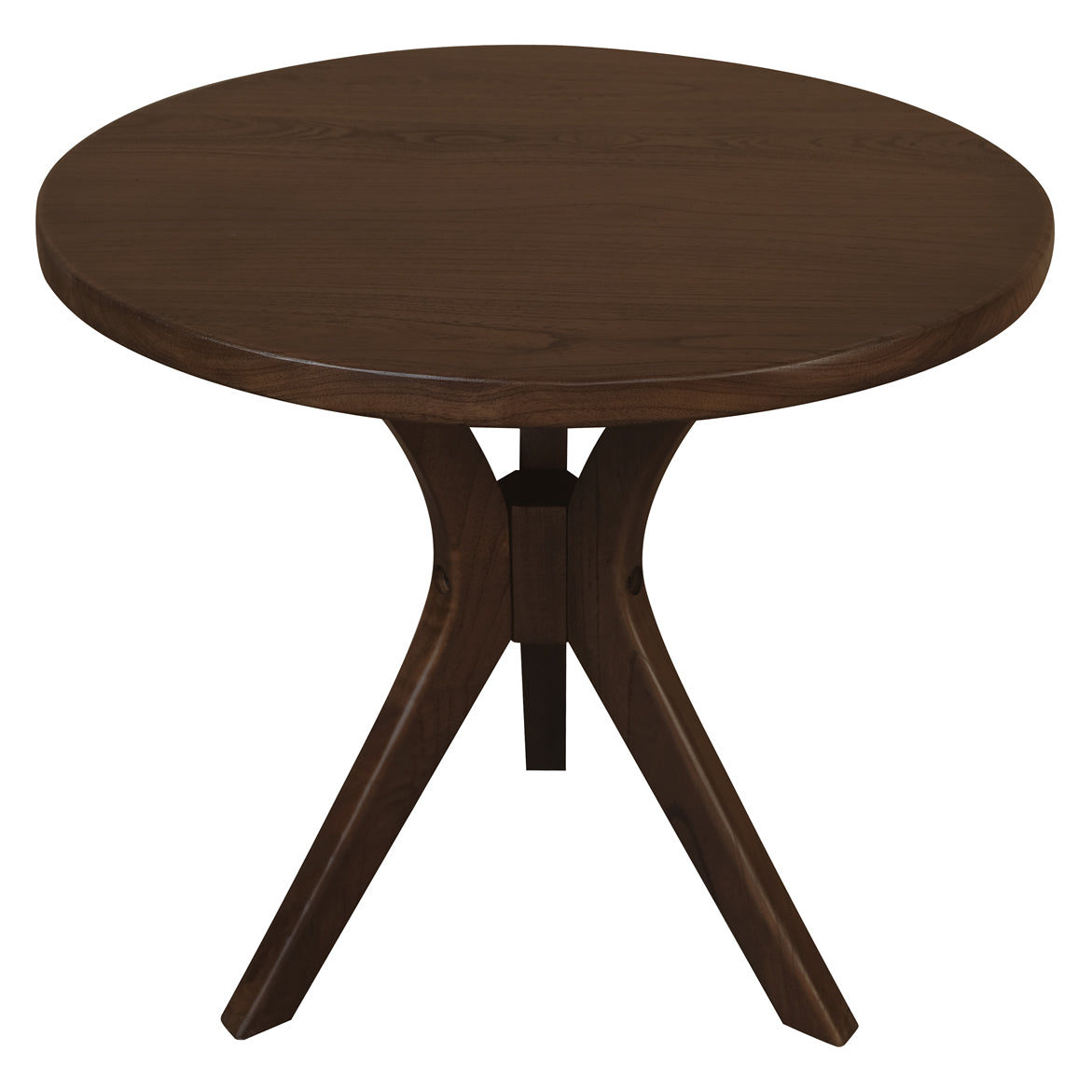 Gatsby Round Side Table - Large - Walnut