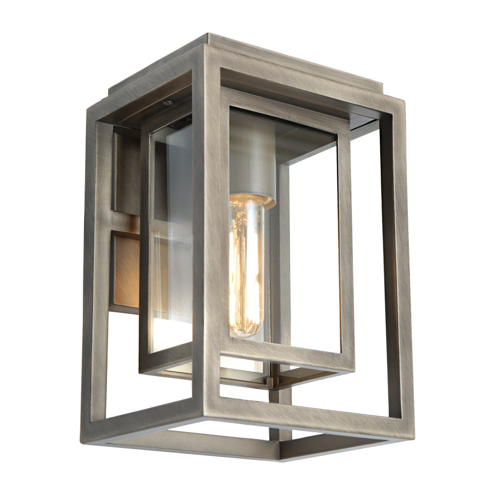 Lunn 1 Light Exterior Wall Light - Old Bronze