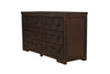 Layla Chest of Drawers - Six Drawers - Colonial Brown