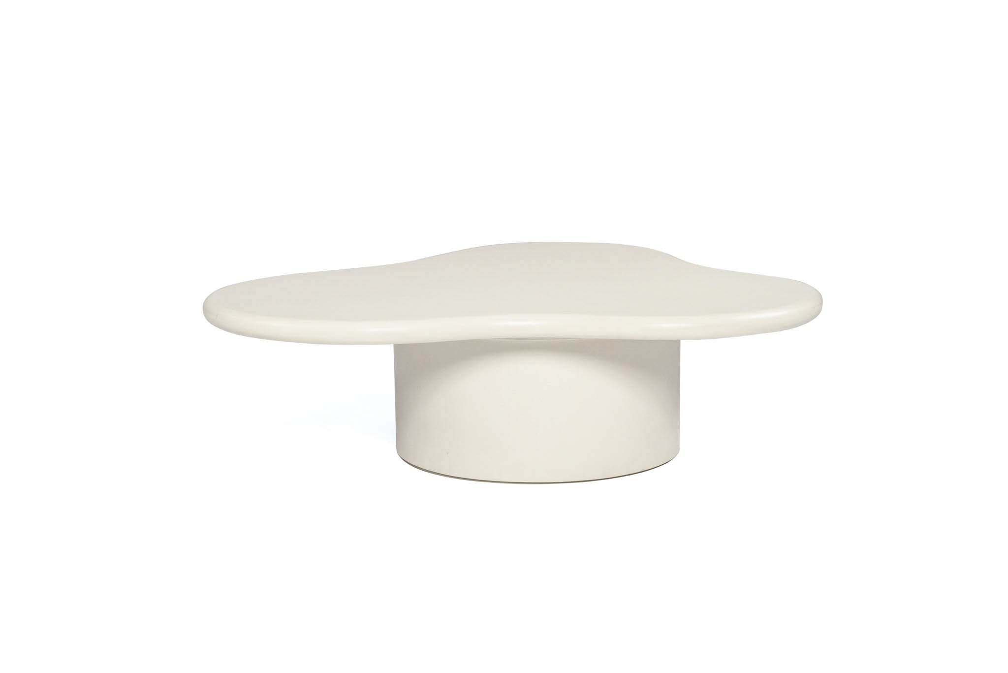 Lorenzo Organic Coffee Table 100cm (Clover) - Ivory