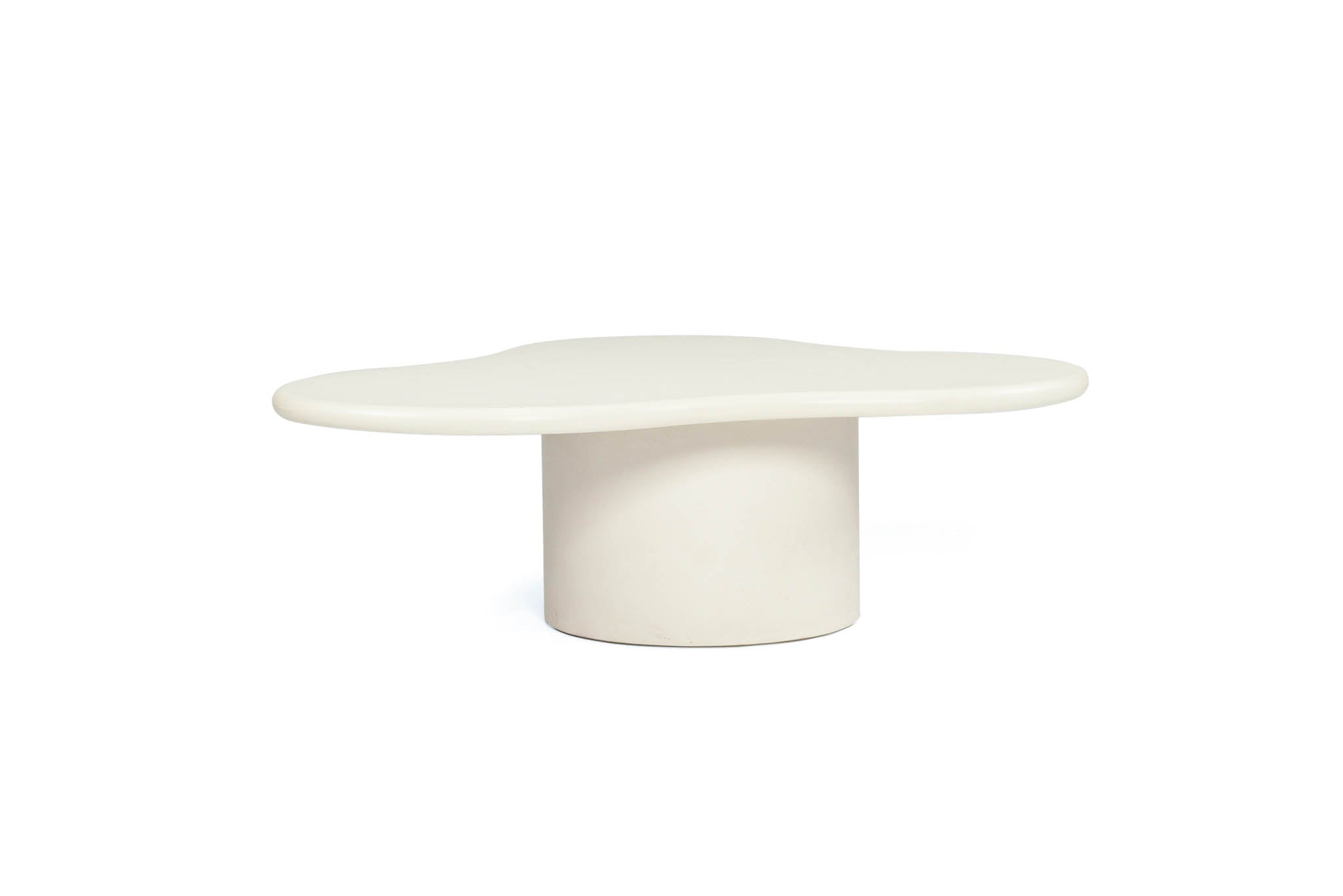 Lorenzo Organic Coffee Table 120cm (Clover) - Ivory