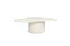 Lorenzo Organic Coffee Table 120cm (Clover) - Ivory
