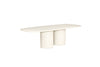 Lorenzo Organic Rectangle Dining Table - Ivory