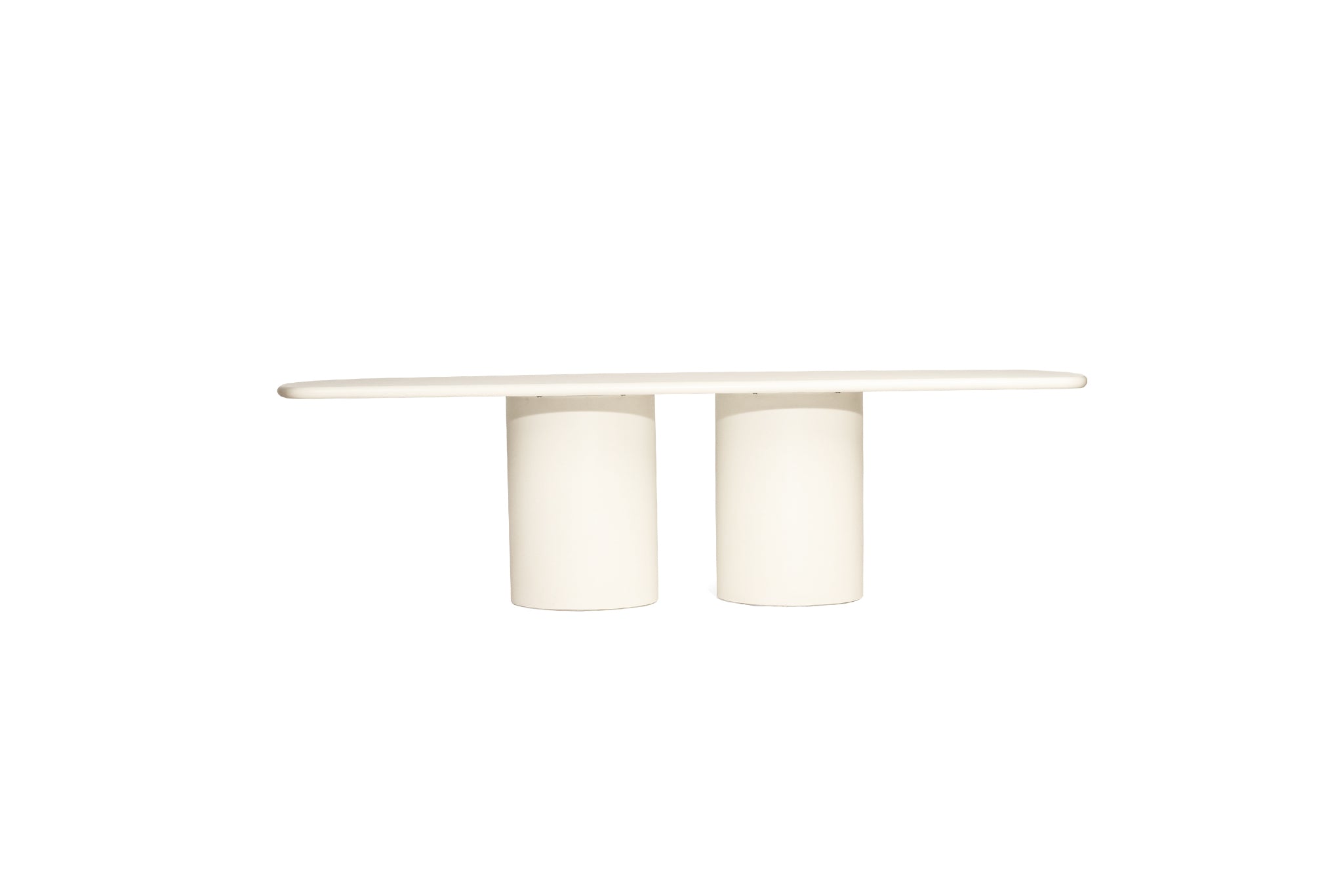 Lorenzo Organic Rectangle Dining Table - Ivory