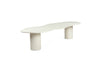 Lorenzo Organic Dining Table 350cm - Ivory