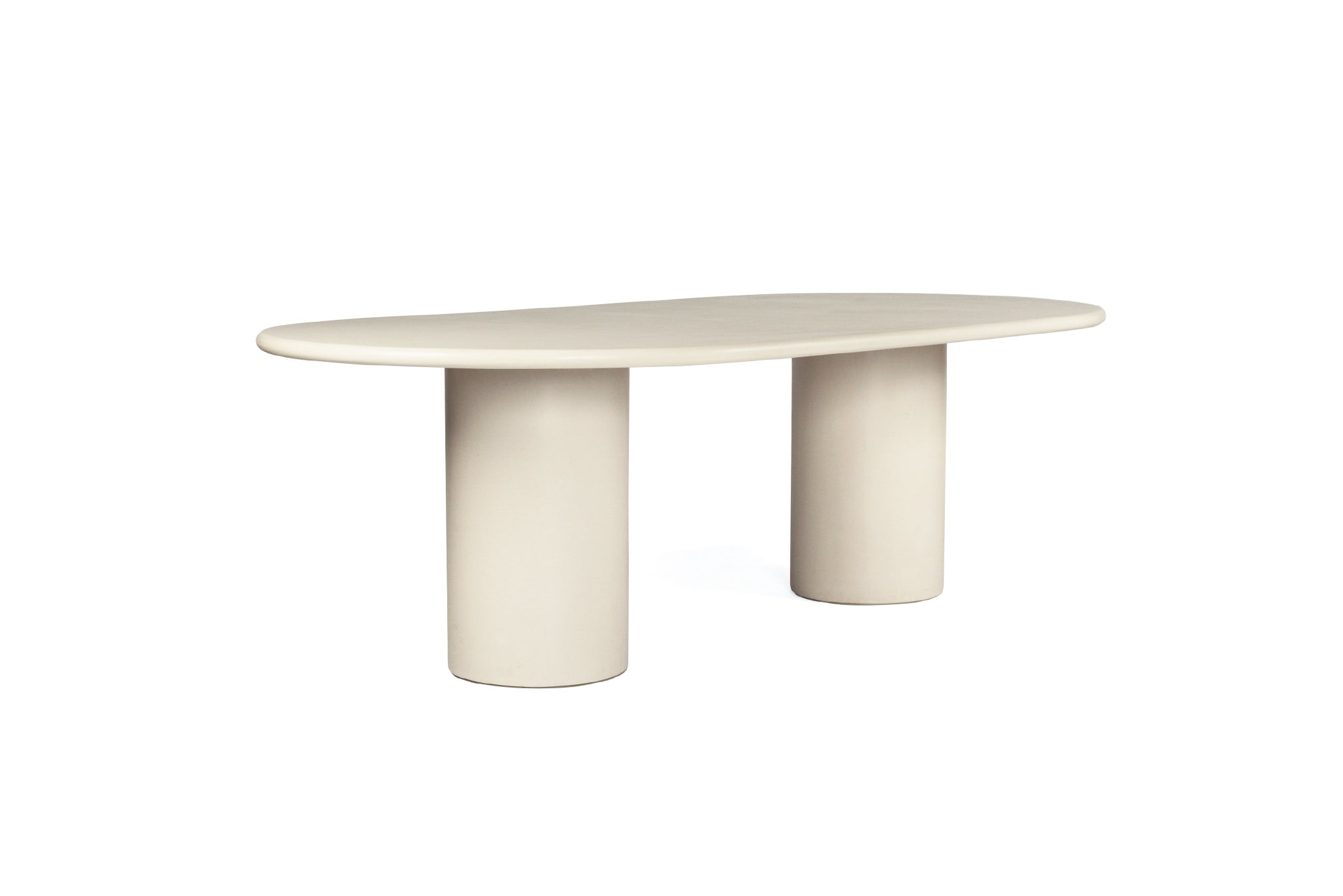 Lorenzo Oval Dining Table 240cm - Ivory