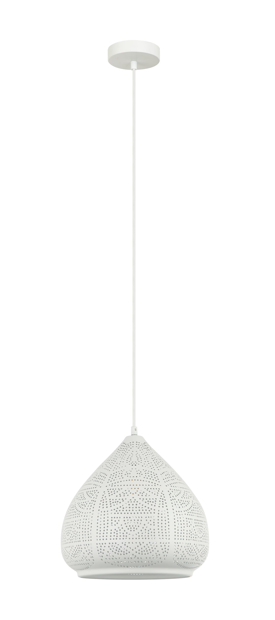 Pendant ES White Ellipse OD 300mm W/White Interior