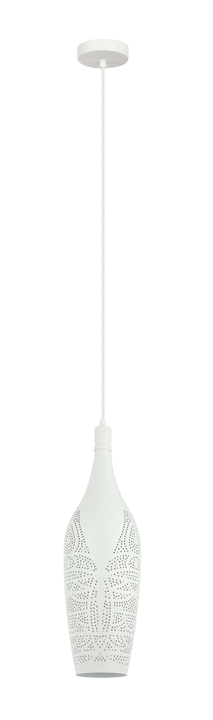 Pendant ES White Bottle OD 160mm W/White Interior