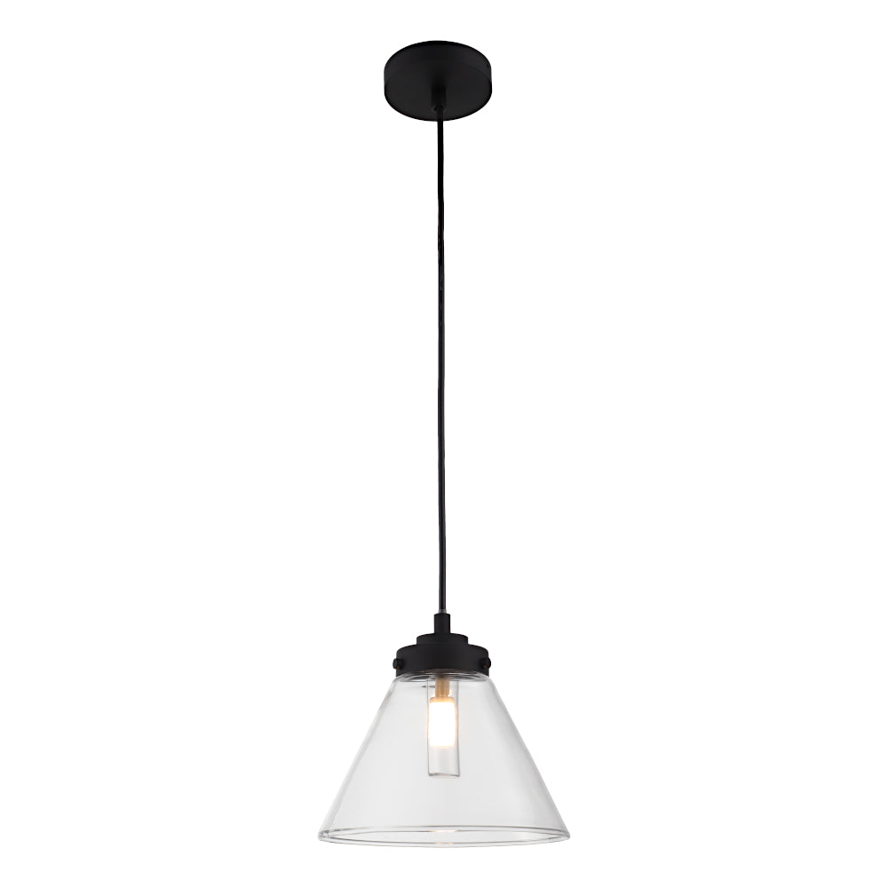 Maeron Single Light Pendant - Black