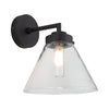 Maeron Single Light Wall Light - Black