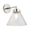 Maeron Single Light Wall Light - Polished Nickel