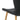 Marquise Chair Oak Foil Steel Legs - Charcoal Fabric