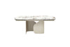 Messina Extension Dining Table Milan - White Marble