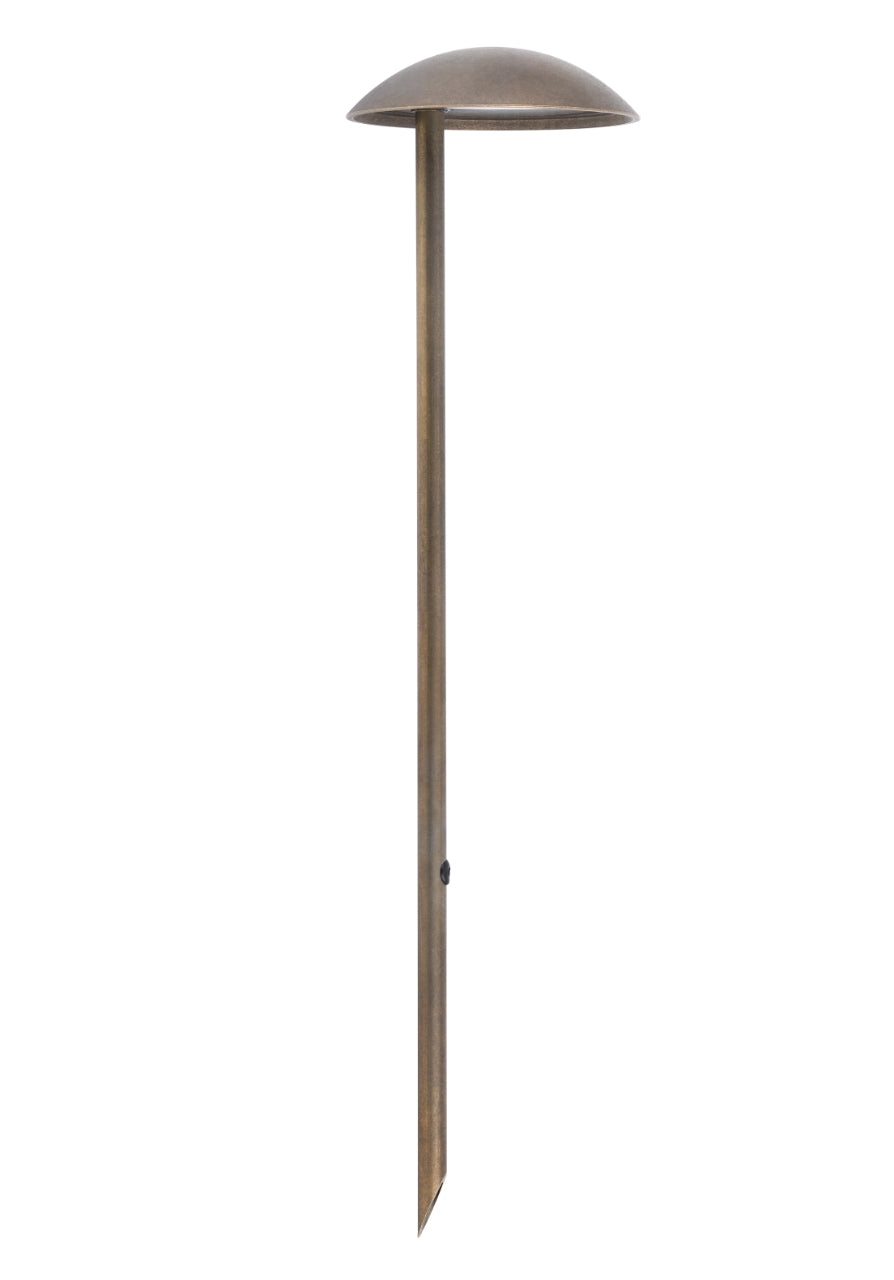Spike LED Fixed Aged Brass 12V Ac/Dc 5W 3000K 400Lm IP65 L500mm Anti Glare